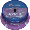 DVD+R VERBATIM  4.7GB, 120min, viteza 16x,  25 buc, Single Layer, spindle, "Matt Silver" "43500"