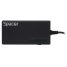 ALIMENTATOR Notebook Universal AC-DC, SPACER, 96W - compatibil cu majoritatea NB, 9 tipuri de mufe, DC12/16/18/19/20/24V, "SPAL-