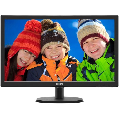 MONITOR PHILIPS 21.5", home, office, TN, Full HD, Wide, 200 cd/mp, 5 ms, VGA, HDMI, "223V5LHSB2/01" (timbru verde 7 lei)
