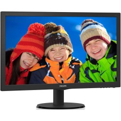 MONITOR PHILIPS 21.5", home, office, TN, Full HD, Wide, 200 cd/mp, 5 ms, VGA, HDMI, "223V5LHSB2/01" (timbru verde 7 lei)