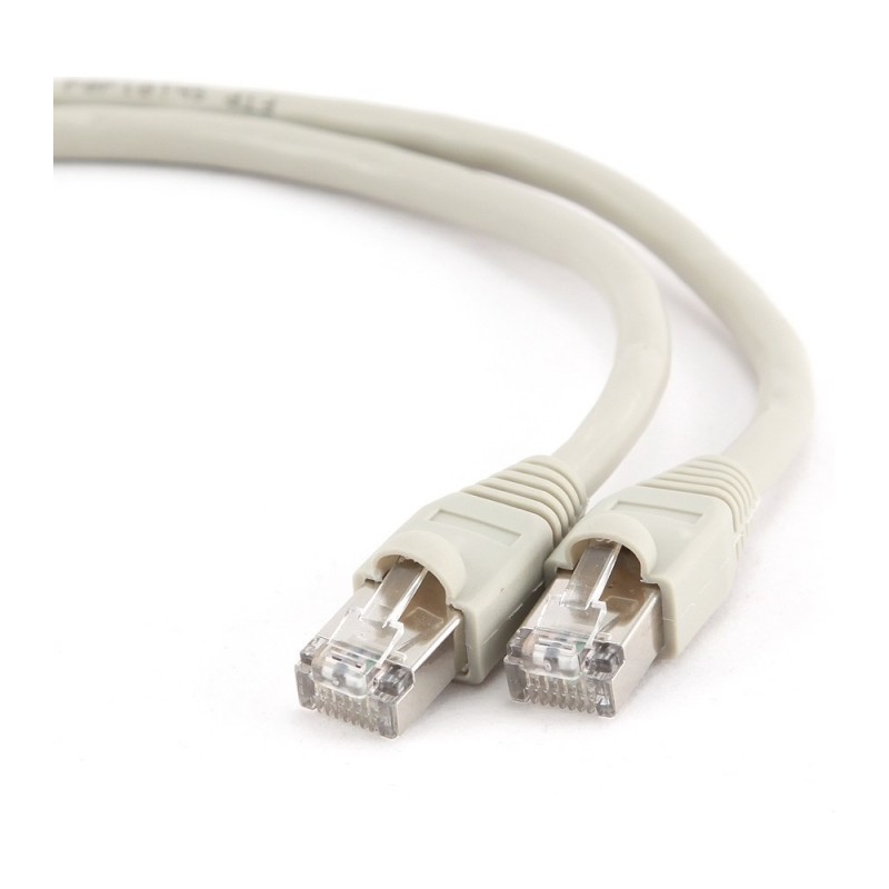 PATCH CORD FTP GEMBIRD Cat6, cupru-aluminiu, 1 m, gri, AWG26, ecranat "PP6-1M" (timbru verde 0.08 lei)