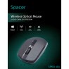 MOUSE  Spacer, PC sau NB, wireless, 2.4GHz, optic, 1000 dpi, butoane/scroll 3/1, , negru, "SPMO-161" (timbru verde 0.18 lei)