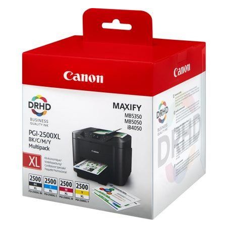 Combo-Pack  Original Canon CMYK, PGI-2500XLBK/C/M/Y, pentru Maxify IB4050|IB4150|MB5050|MB5150|MB5350|MB5450, , (timbru verde 0.