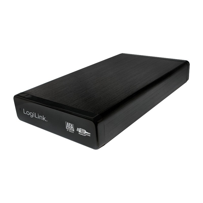 RACK extern LOGILINK, extern pt. HDD, 3.5 inch, S-ATA, interfata PC USB 3.0, aluminiu, negru, "UA0284" (timbru verde 0.8 lei)