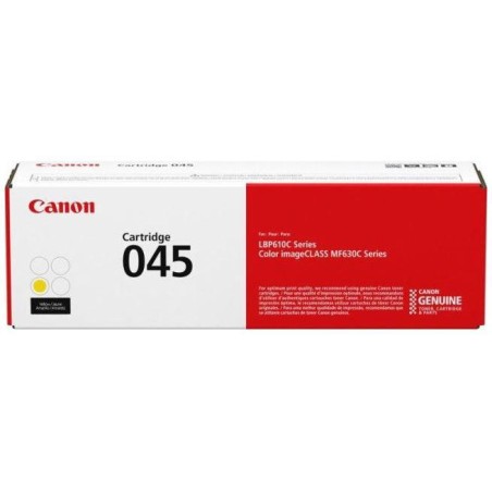 Toner Original Canon Yellow, CRG-045Y, pentru LBP-611|LBP-613|MF-631|MF-633|MF-635, 1.3K, (timbru verde 1.2 lei) , "CR1239C002AA