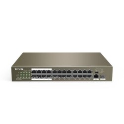 SWITCH TENDA 24-PORT+1GE/SFP UNMNG POE SWITCH "TEF1126P-24-250W"  (include TV 2 lei)