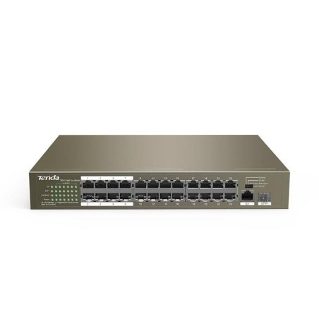 SWITCH TENDA 24-PORT+1GE/SFP UNMNG POE SWITCH "TEF1126P-24-250W"  (include TV 2 lei)