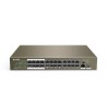 SWITCH TENDA 24-PORT+1GE/SFP UNMNG POE SWITCH "TEF1126P-24-250W"  (include TV 2 lei)