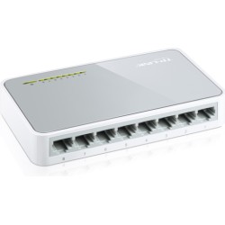 SWITCH TP-LINK  8 porturi 10/100Mbps, carcasa plastic "TL-SF1008D" (timbru verde 2 lei)