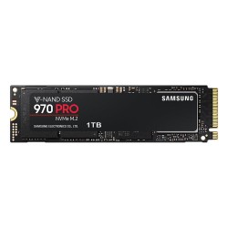 SSD SAMSUNG, Gen3 x 4, 970 PRO, 1 TB, M.2, PCIe Gen3.0 x4, V-Nand 2bit MLC, R/W: 3500/2700 MB/s, "MZ-V7P1T0BW"