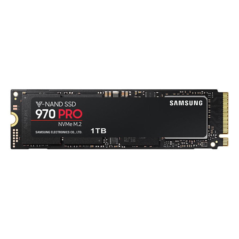 SSD SAMSUNG, Gen3 x 4, 970 PRO, 1 TB, M.2, PCIe Gen3.0 x4, V-Nand 2bit MLC, R/W: 3500/2700 MB/s, "MZ-V7P1T0BW"