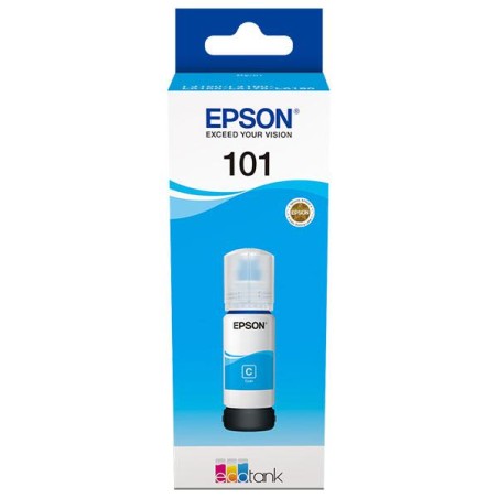 Cartus Cerneala Original Epson Cyan, nr.101, pentru L4150|L4160|L6160|L6170|L6190, 70ml, (timbru verde 0.15 lei), "C13T03V24A"(R
