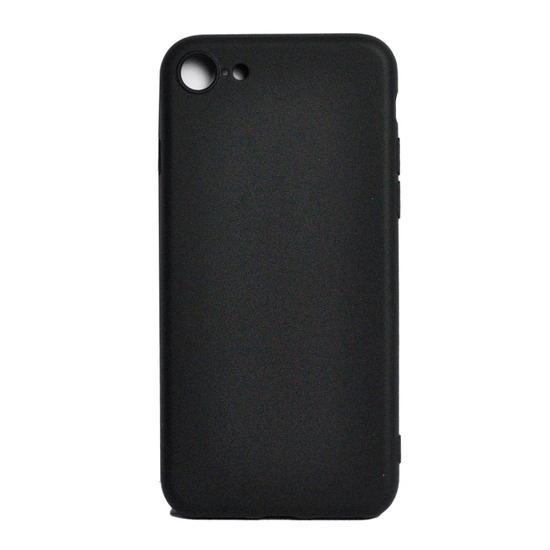 Husa Iphone 7 / Iphone 8 / Iphone SE 2, grosime 1 mm, material flexibil TPU, ColorFull Matt Ultra negru "SPT-MUT-IP.8"