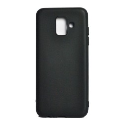 Husa Samsung A6 DUOS 2018 Spacer, negru, grosime 1 mm, material flexibil TPU, ColorFull Matt Ultra negru "SPT-MUT-SA.A6D2018"