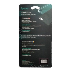 Husa Samsung A6 DUOS 2018 Spacer, negru, grosime 1 mm, material flexibil TPU, ColorFull Matt Ultra negru "SPT-MUT-SA.A6D2018"