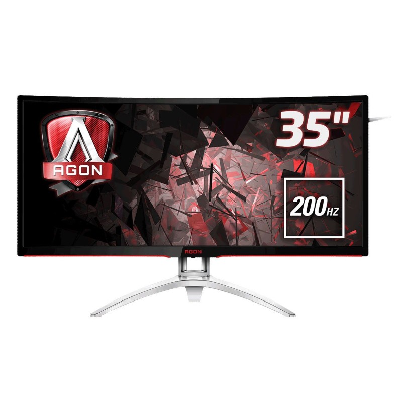 MONITOR AOC 35" gaming, MVA, UW-UXGA (DCI 2K+) (2560 x 1080), Ultra Wide, curbat, 300 cd/mp, 4 ms, VGA, HDMI, DisplayPort, "AG35