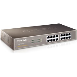 SWITCH TP-LINK 16 porturi 10/100Mbps. carcasa metalica "TL-SF1016DS" (timbru verde 2 lei)