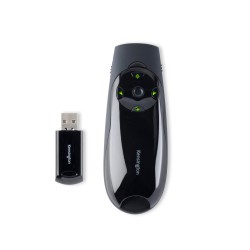 PRESENTER KENSINGTON Expert, wireless, laser 2.4 GHz, max. 45 m, control cursor, negru, "K72426EU" (timbru verde 0.18 lei)
