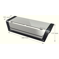 Laminator Leitz iLAM A3 Touch Turbo Pro "75190000" (timbru verde 11 lei)
