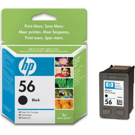 Cartus Cerneala Original HP Black, nr.56, pentru DJ 450|5150|5160|5xxx|96xx|7xxx|PSC1xxx|2xxx, , (timbru verde 0.15 lei), "C6656