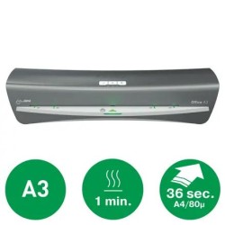Laminator Leitz iLAM A3 Office, argintiu, "72530084" (timbru verde 11 lei)