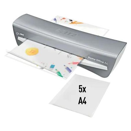 Laminator Leitz iLAM A4 Home Office, gri, "73680089" (timbru verde 4.00 lei)