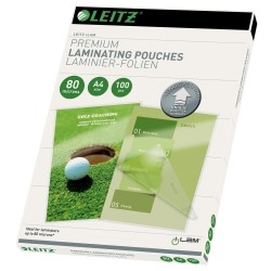 Folie Leitz UDT pentru laminare la cald,  A4,  80 mic., 100buc/set, "74780000"