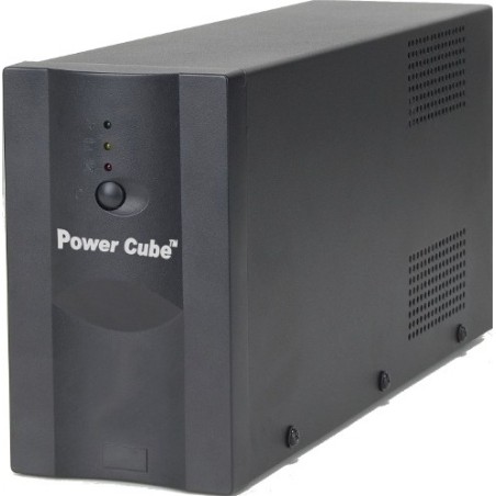 UPS GEMBIRD Line Interactive,   650VA/ 390W, AVR, 2 x socket IEC, indicatie status cu LED, 1 baterie 12V/7Ah, Backup: pana la 8 