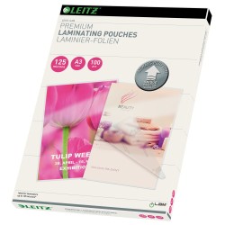 Folie Leitz UDT pentru laminare la cald, A3, 125 mic., 100buc/set, "74880000"