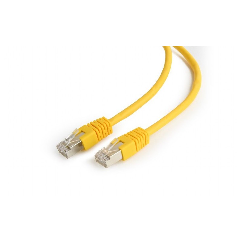PATCH CORD UTP SPACER Cat5e, cupru-aluminiu, 10 m, galben, AWG26, "SP-PT-CAT5-10M-Y" (timbru verde 0.18 lei)