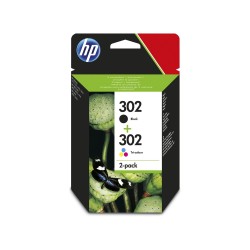 Cartus Cerneala Original HP Black/Color, nr.302, pentru DJ2130|D3639, , (timbru verde 0.3 lei), "X4D37AE"
