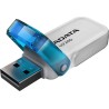 MEMORIE USB 2.0 ADATA 16 GB, cu capac, carcasa plastic, alb, "AUV240-16G-RWH" (timbru verde 0.03 lei)