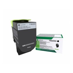 Toner Original Lexmark Black, 71B20K0, pentru CX317|CS317|CX417|CS417, 3K, (timbru verde 1.2 lei) , "71B20K0"