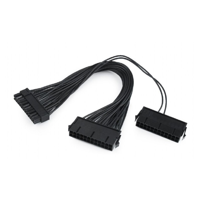 CABLU alimentare GEMBIRD, adaptor Molex 24 pin la 2 x Molex 24 pin, 0.3m, "CC-PSU24-01"