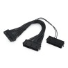 CABLU alimentare GEMBIRD, adaptor Molex 24 pin la 2 x Molex 24 pin, 0.3m, "CC-PSU24-01"