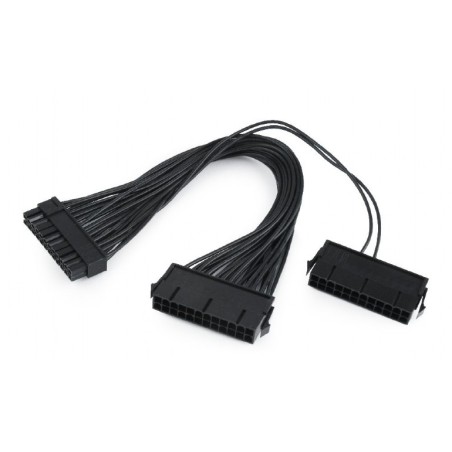 CABLU alimentare GEMBIRD, adaptor Molex 24 pin la 2 x Molex 24 pin, 0.3m, "CC-PSU24-01"