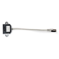 SPLITTER RJ-45 GEMBIRD pt. cablu FTP, Cat5, RJ-45 (T) | RJ-45 (M) x 2, ecranat, metal, 1 buc, "NCA-SP-02"
