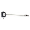 SPLITTER RJ-45 GEMBIRD pt. cablu FTP, Cat5, RJ-45 (T) | RJ-45 (M) x 2, ecranat, metal, 1 buc, "NCA-SP-02"