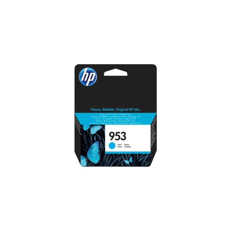 Cartus Cerneala Original HP Cyan, nr.953, pentru OfficeJet Pro 7720|7730|7740|8210|8218|8710|8720|8730, , (timbru verde 0.15 lei