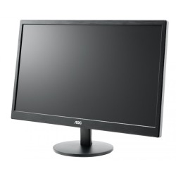 MONITOR AOC 21.5", home, office, TN, Full HD (1920 x 1080), Wide, 200 cd/mp, 5 ms, VGA, HDMI, "E2270SWHN" (timbru verde 7 lei)