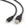CABLU alimentare si date GEMBIRD, pt. smartphone, USB 2.0 (T) la Micro-USB 2.0 (T), 3m, black, "CCP-mUSB2-AMBM-10" (timbru verde
