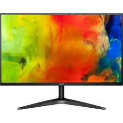MONITOR AOC 23.6", home, office, MVA, Full HD (1920 x 1080), Wide, 250 cd/mp, 5 ms, VGA, HDMI, "24B1H" (timbru verde 7 lei)