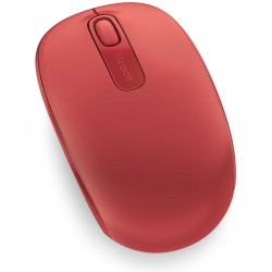 MOUSE MICROSOFT, "Mobile 1850", PC sau NB, wireless, 2.4GHz, optic, 1000 dpi, butoane/scroll 3/1, , rosu, "U7Z-00033" (timbru ve