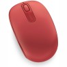 MOUSE MICROSOFT, "Mobile 1850", PC sau NB, wireless, 2.4GHz, optic, 1000 dpi, butoane/scroll 3/1, , rosu, "U7Z-00033" (timbru ve