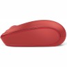 MOUSE MICROSOFT, "Mobile 1850", PC sau NB, wireless, 2.4GHz, optic, 1000 dpi, butoane/scroll 3/1, , rosu, "U7Z-00033" (timbru ve