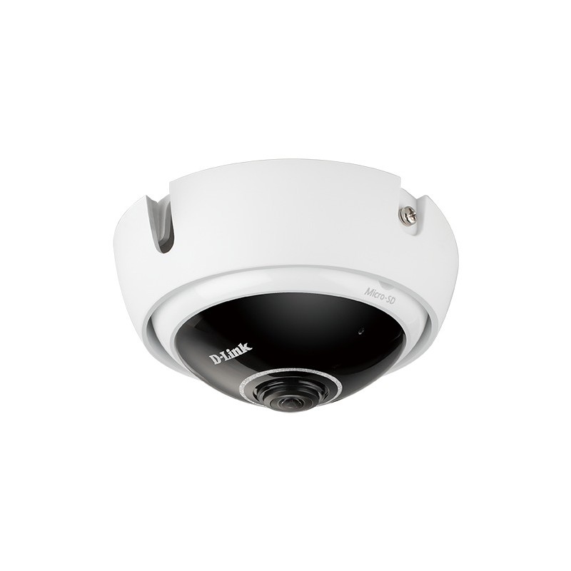 CAMERA IP D-Link, dome, pt. interior, dist. IR 8 m, tip lentila fixa 1.1 mm, 3 Mpx, cu fir, microfon da, PoE da, carcasa plastic