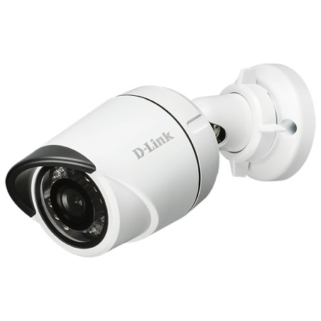 CAMERA IP D-Link, bullet, pt. exterior, dist. IR 30 m, tip lentila fixa 3.6 mm, 2 Mpx, cu fir, microfon nu, PoE da, carcasa meta