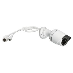 CAMERA IP D-Link, bullet, pt. exterior, dist. IR 30 m, tip lentila fixa 3.6 mm, 2 Mpx, cu fir, microfon nu, PoE da, carcasa meta