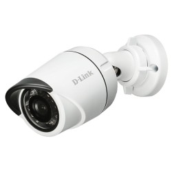 CAMERA IP D-Link, bullet, pt. interior | exterior, dist. IR 20 m, tip lentila fixa 3.6 mm, 3 Mpx, cu fir, microfon nu, PoE da, c