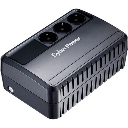 UPS CYBER POWER Line Int.  fara management,   650VA/ 360W, AVR, 3 x socket Schuko, indicatie status cu LED, 1 x baterie 12V/5Ah,